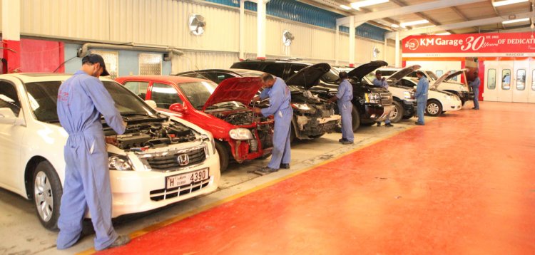 How do I search for car repair shops or mechanics in UAE, Qatar, Saudi Arabia, Kuwait, Egypt, Israel, Iran through the Yellow Pages.