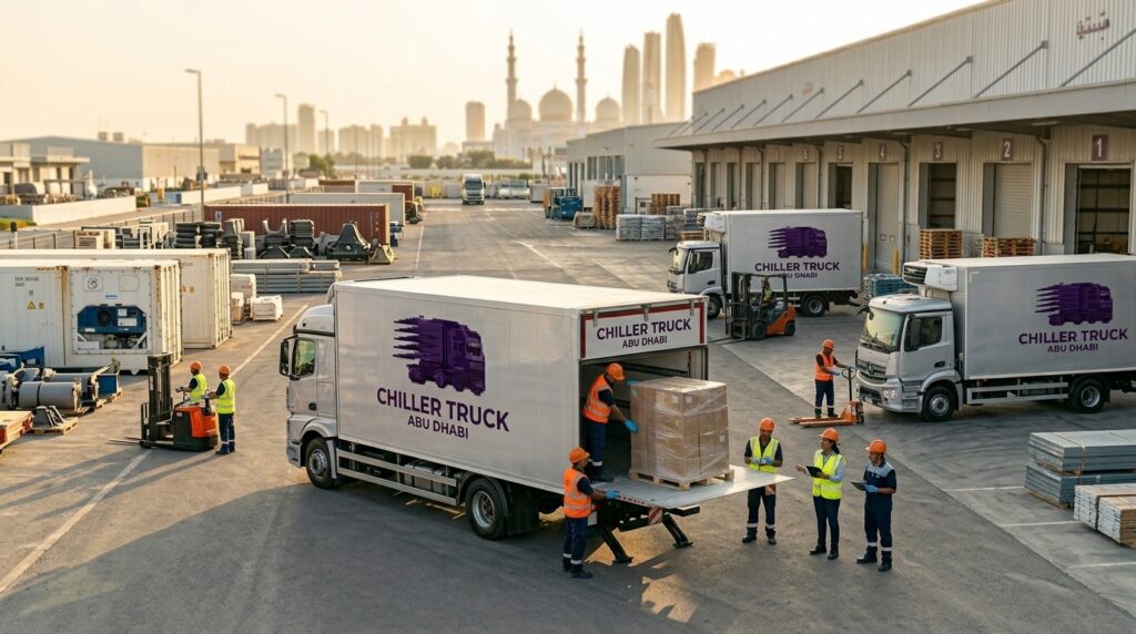 Chiller Truck Abu Dhabi – Refrigerated Transport & Logistics